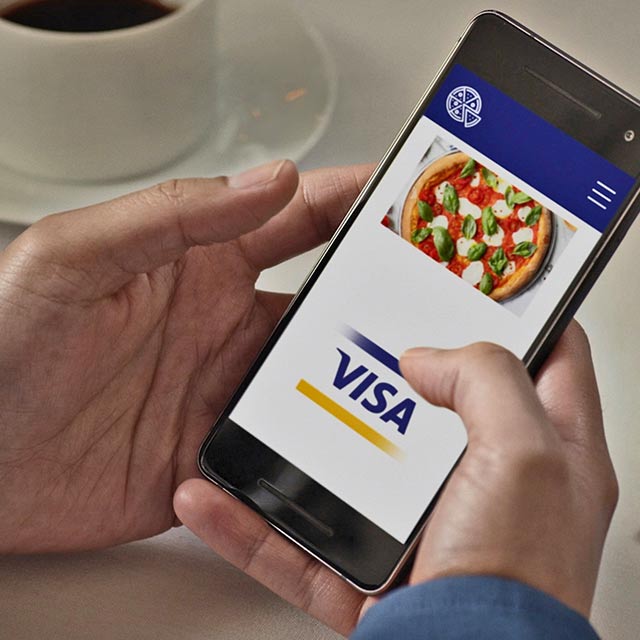 click to pay with visa